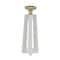 CosmoLiving by Cosmopolitan White Ceramic Modern Candle Holder Set
